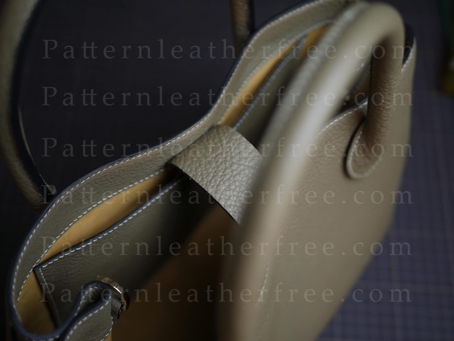 Leather Pattern Bag - Download PDF